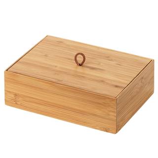 Box mit Deckel Terra I Bambus - Braun - 22 x 15 cm