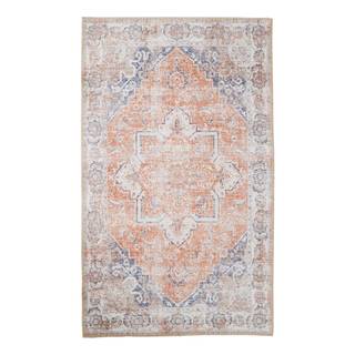 Tapis Havana Chenille de polyester - Orange