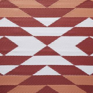 Outdoorteppich COLOUR CLASH Mosaik II Polypropylen - Bunt