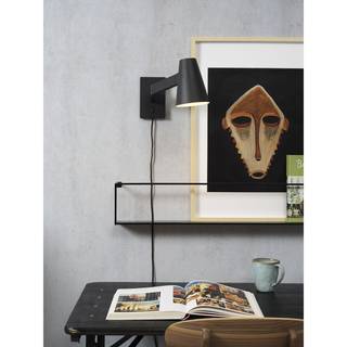 Wandlamp Biarritz ijzer - 1 lichtbron - Zwart