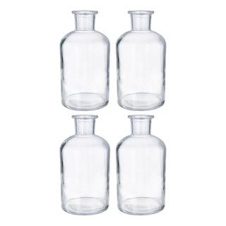 Kerzenhalter LITTLE LIGHT (4er-Set) Glas - Transparent
