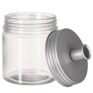 Kerzenhalter LITTLE LIGHT (8-teilig) Glas / Eisen / Paraffin - Silber