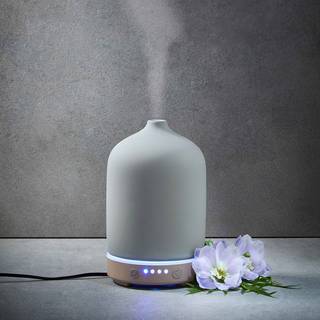 Aroma Diffuser CLOUD NINE Kunststoff / Keramik - Grau