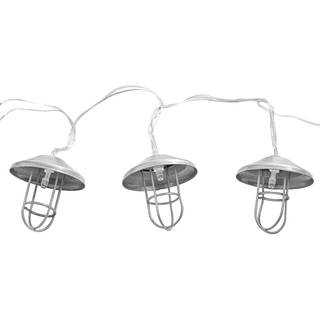 Lampe solaire Milano Fer / Polypropylène - 10 ampoules