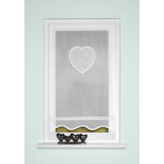 Sore enrouleur Corazon Polyester - Blanc - 90 x 180 cm