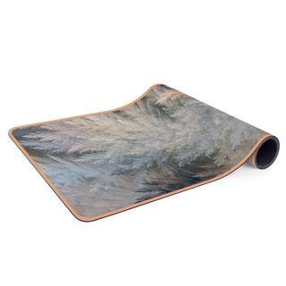 Loper/yogamat Pampasgras Oppervlak: kurk<br>Onderkant: natuurlijk rubber
