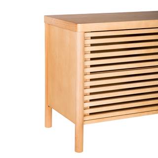 Meuble TV SAIDO - 1 tiroir Beige - Marron - En partie en bois massif - 174 x 61 x 42 cm