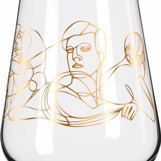 Bicchiere Sagengold (2) Cristallo - Rosé dorato