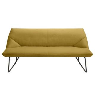 Banquette Cushion II Tissu / Métal - Jaune curry - Largeur : 184 cm
