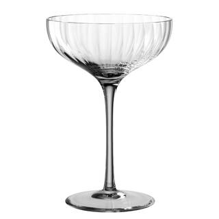Bicchiere da champagne Poesia I (6) Cristallo - Grigio