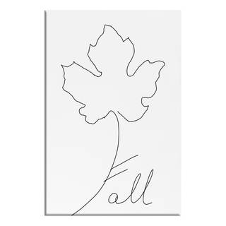 Afbeelding Autumn Treasure canvas - zwart/wit