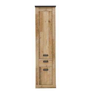 Garderobenschrank Shutter II Altholz Eiche Dekor / Anthrazit - Eiche Dekor