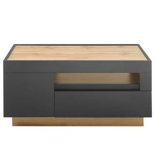 Couchtisch Accra Anthrazit / Eiche Dekor