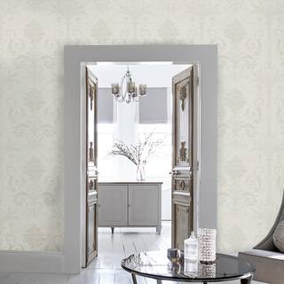 Vliesbehang Josette Vlies - Wit