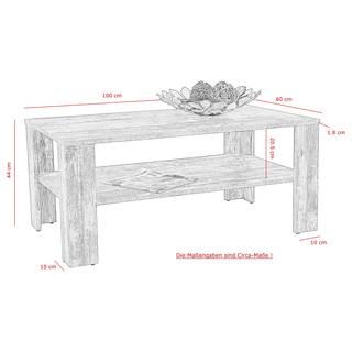 Salontafel Junos betonnen look - Concrete look