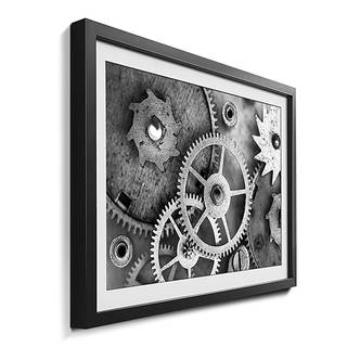 Quadro con cornice Inside Watch Abete / Vetro acrilico - Nero / Bianco