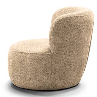 Fauteuil LOVELOCK Bouclé Stof Cady: Zandkleurig