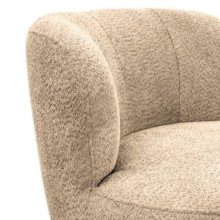 Fauteuil LOVELOCK Bouclé Stof Cady: Zandkleurig