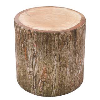 Sgabello Timberly Tessuto - Marrone