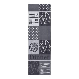 Tapis de cuisine Dinner Polyamide - Gris