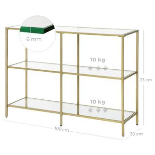 Regal Poygan III Glas / Metall - Gold