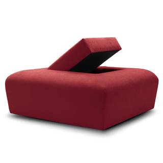 Hocker Miu Magic met hoek-rugleuning Geweven stof Concha: Bordeaux