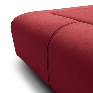 Hocker Miu Magic met hoek-rugleuning Geweven stof Concha: Bordeaux