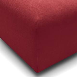 Hocker Miu Magic met hoek-rugleuning Geweven stof Concha: Bordeaux