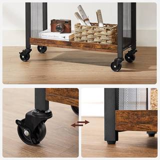 Carrello Bettyhill Marrone / Nero