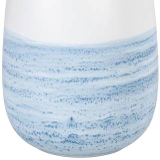 Vorratsdose Mala Keramik / Bambus - Blau / Weiß - Fassungsvermögen: 1.2 L