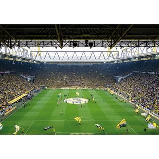 Papier peint Stade Dortmund - 3,66 x 2,54 cm