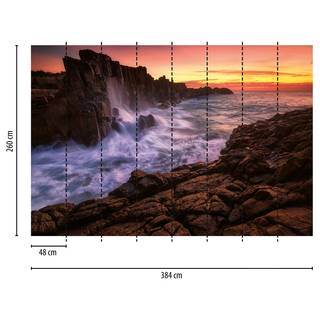 Fotomurale Sea Cliff Tessuto non tessuto -  3,84cm x 2,6cm