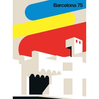 Fotobehang Barcelona 75 premium vlies - 2cm x 2,7cm - Vlies premium