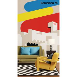 Fotobehang Barcelona 75 premium vlies - 2cm x 2,7cm - Vlies premium