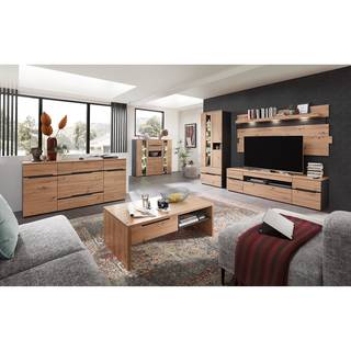 TV-Lowboard Moosic Eiche Artisan Dekor / Graphit