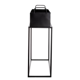 Pflanzkasten mit Gestell PLANTA Eisen - Schwarz - 45 x 65 cm