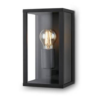 Buitenwandlamp Luanda transparant glas/aluminium - 1 lichtbron