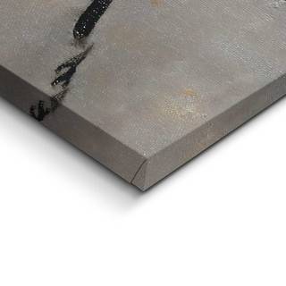 Canvas Viso d’oro Tela - Nero