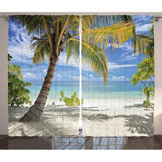 Tenda Tropici I (set da 2) Poliestere - Cocco / Blu - 140 x 175 cm