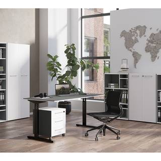 Ensemble de bureau GW-Pasadena II Graphite / Blanc