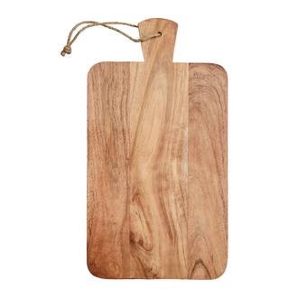 Schneidebrett CUTTING CREW Akazie - Braun - 24 x 43 cm
