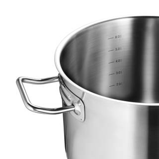 Edelstahltopf SOUL COOKING Edelstahl - Silber - Durchmesser: 24 cm