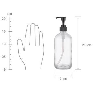 Spülmittelspender ECO Polypropylen / Glas - Transparent