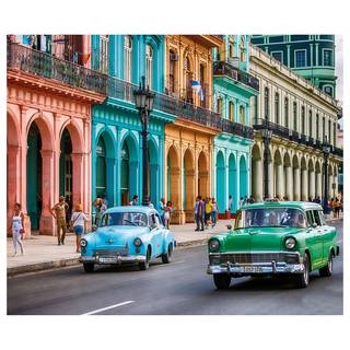 Papier peint Cuba Intissé - Multicolore