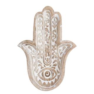 Dekoobjekt FATIMA Mango - Creme / Natur - 20 x 30 cm
