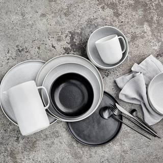 Geschirr-Set CASA NOVA (16-teilig) Steingut - Grau
