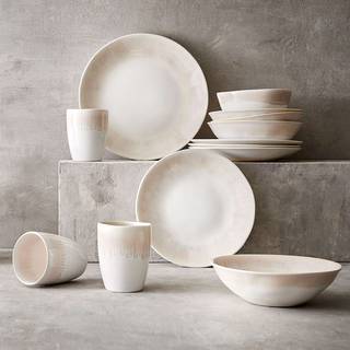 Dinnerteller ATLANTIS Steingut - Beige