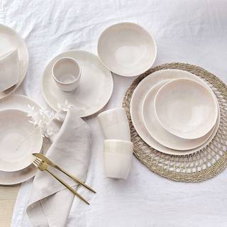 Dinnerteller ATLANTIS Steingut - Beige