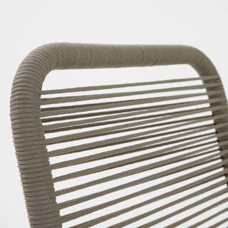 Stapelstuhl LOOPS (2er-Set) Eisen - Taupe