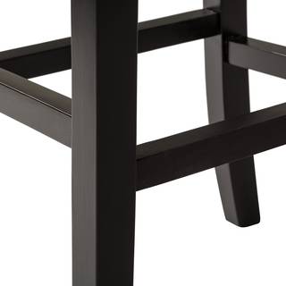 Barstuhl Nello I (2er-Set) Braun - Massivholz - Textil - 43 x 109 x 53 cm